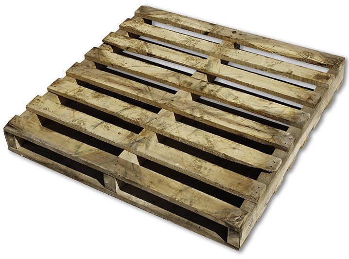 Palet de 100x100 cm reversible usado