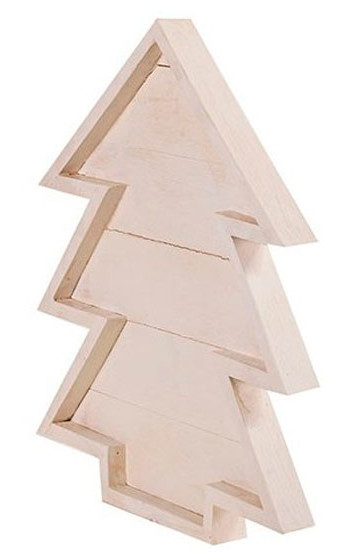 Árbol para Navidad con madera de palets
