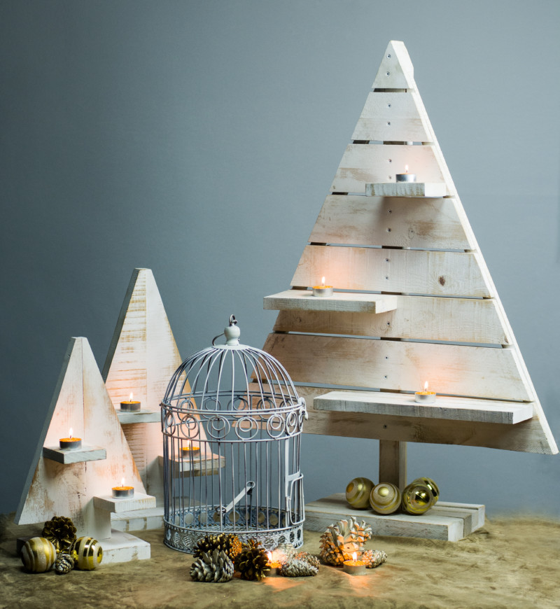 Árbol de Navidad hecho con palets: abeto 6