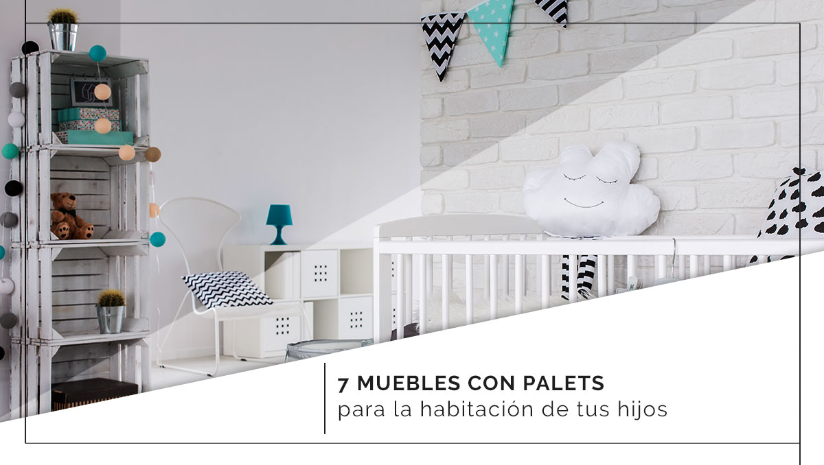 7 muebles con palets para la habitación de tus hijos