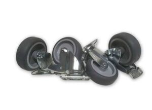 Pack de ruedas giratorias para palets