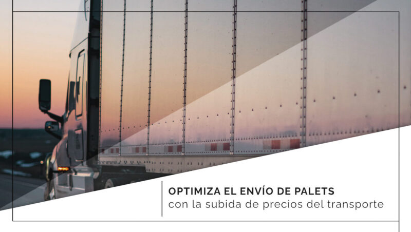 Envío de palets con la subida de precios del transporte