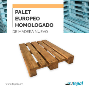 Palet europeo homologado de madera nuevo