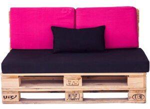 sofás de madera