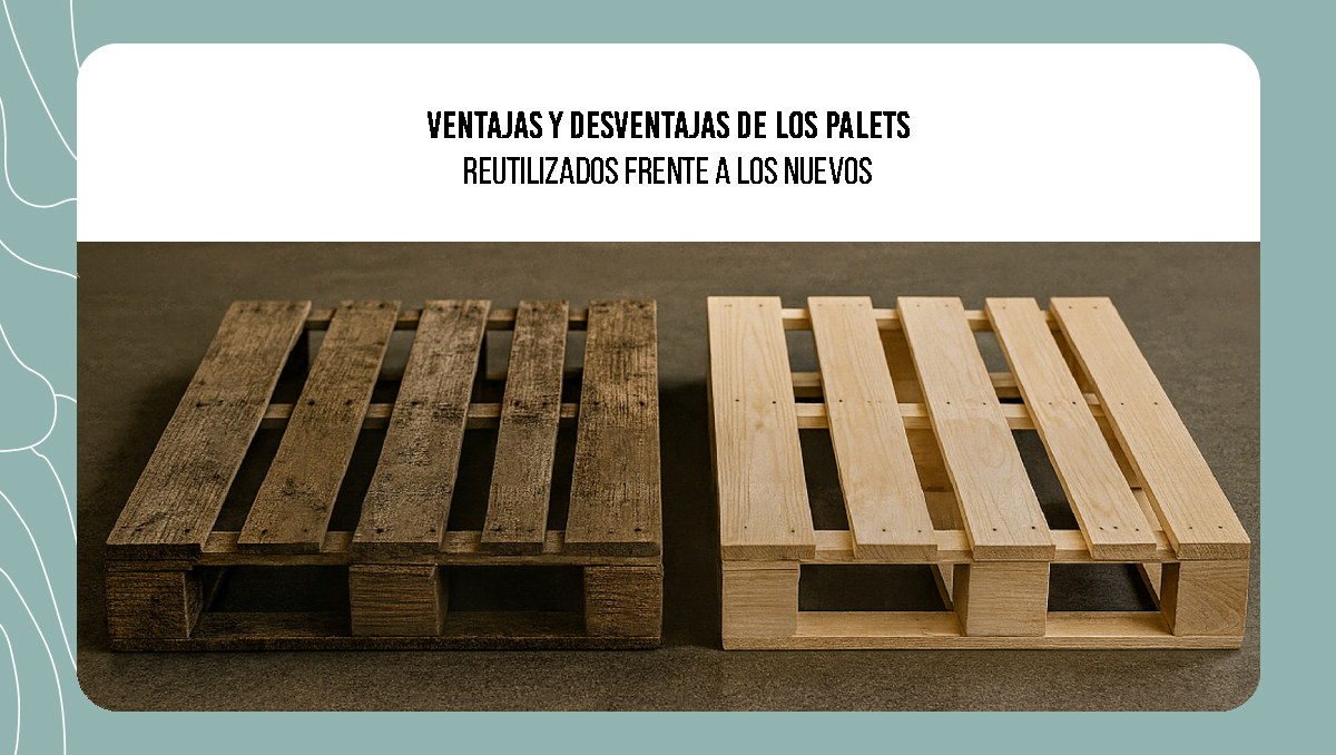 Ventajas y desventajas de los palets reutilizados frente a los nuevos Ventajas y desventajas de los palets reutilizados frente a los nuevos