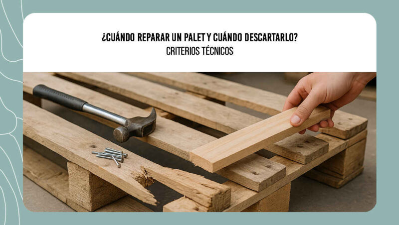 Reparar palets de madera